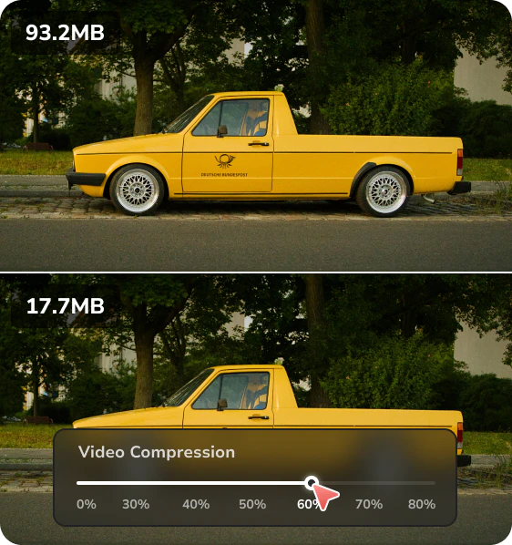 compress video home banner