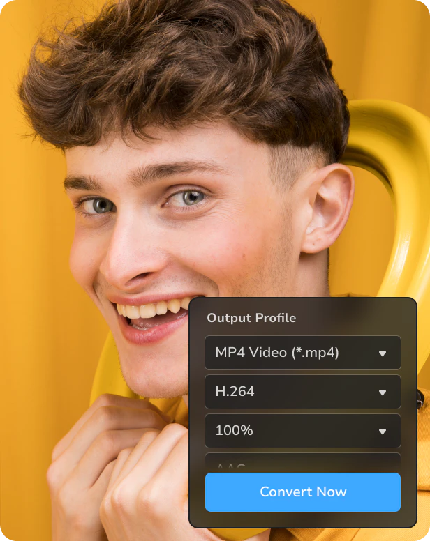 convert video home banner