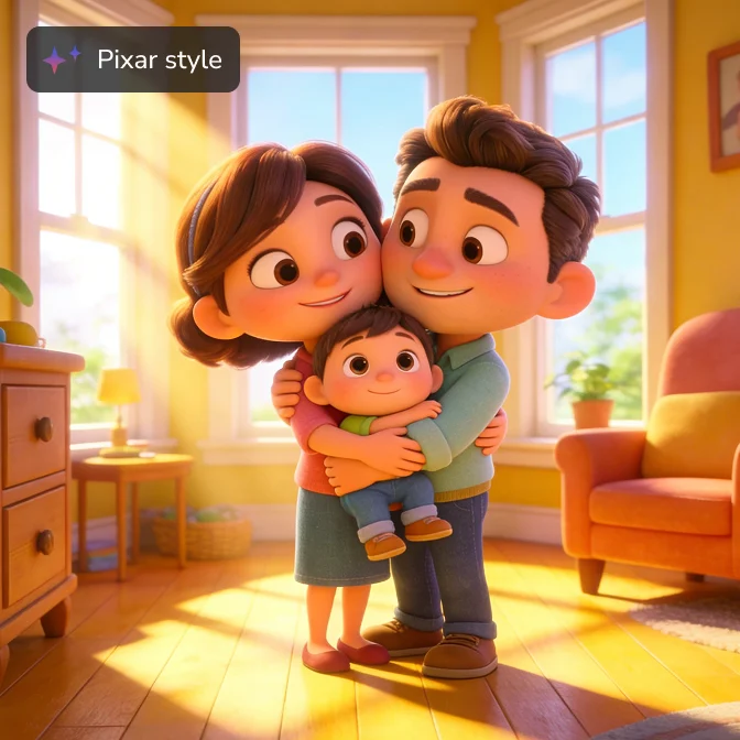 generate pixar style