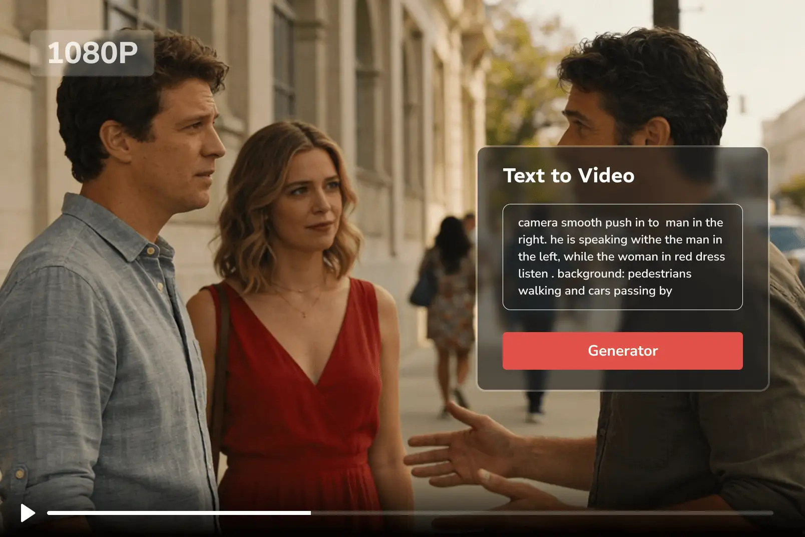 text to video generation