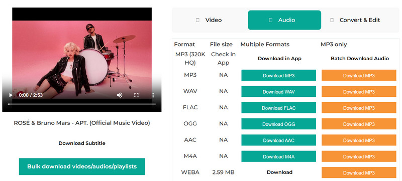 download youtube to mp3 with acethinker