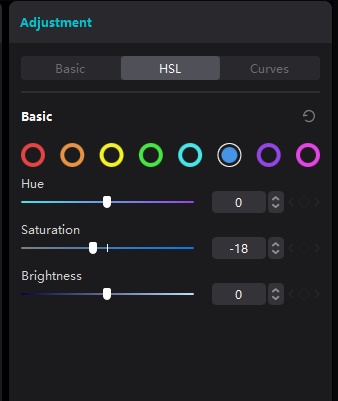 adjust hsl