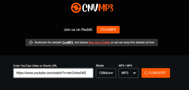 download youtube to mp3 with cnvmp3