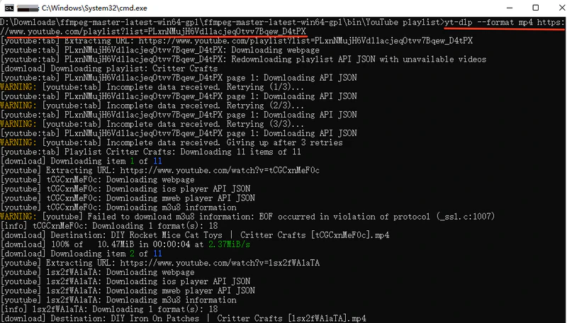 youtube multi downloader alternative - ytdlp