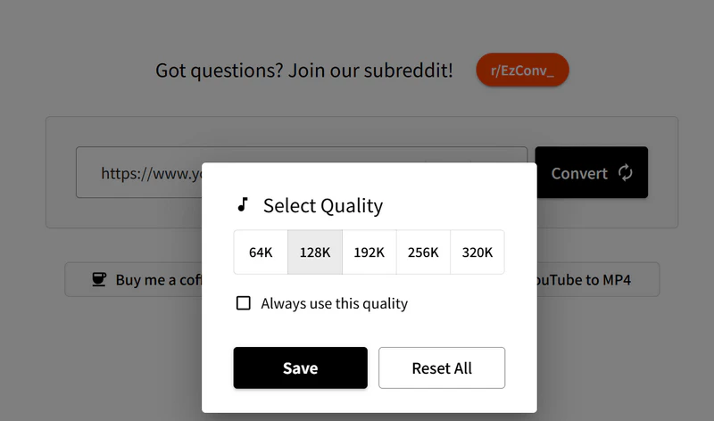 ezmp3 youtube to mp3 converter
