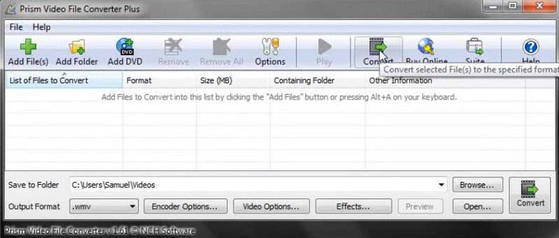 prism video converter