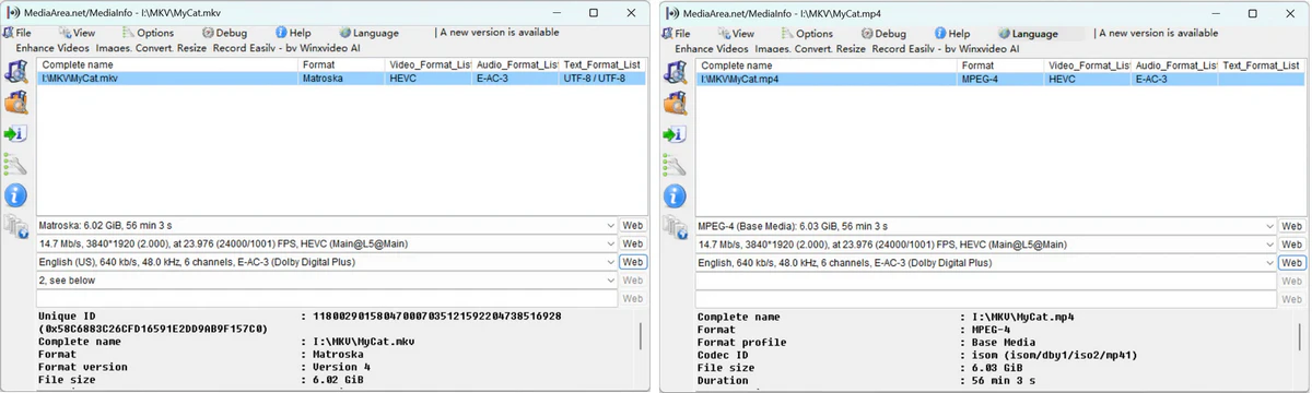 shutter encoder rewrap mkv to mp4