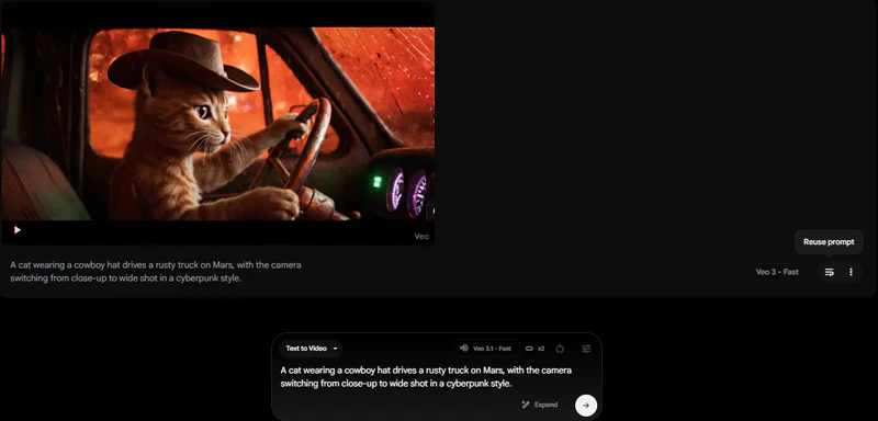 veo 3 generates video