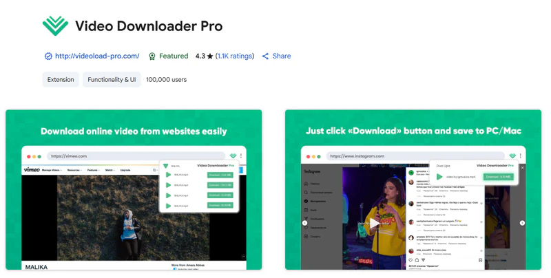 video downloader pro