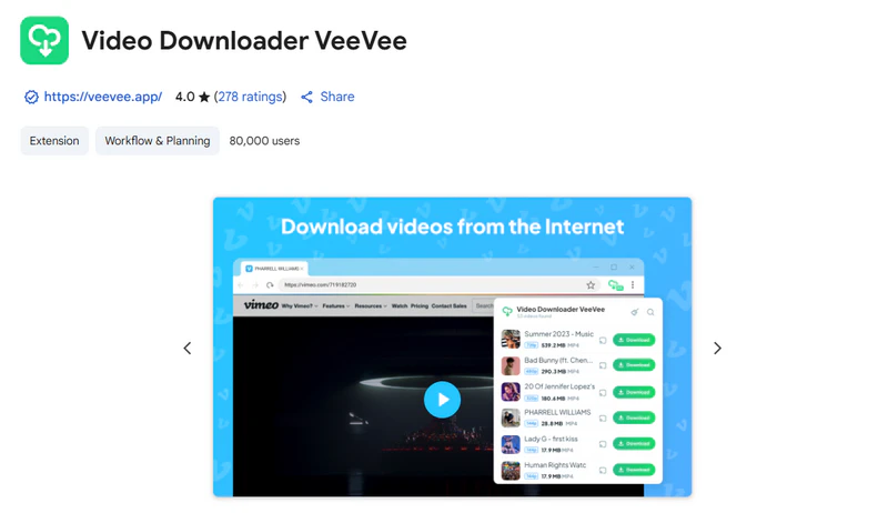 video downloader veevee