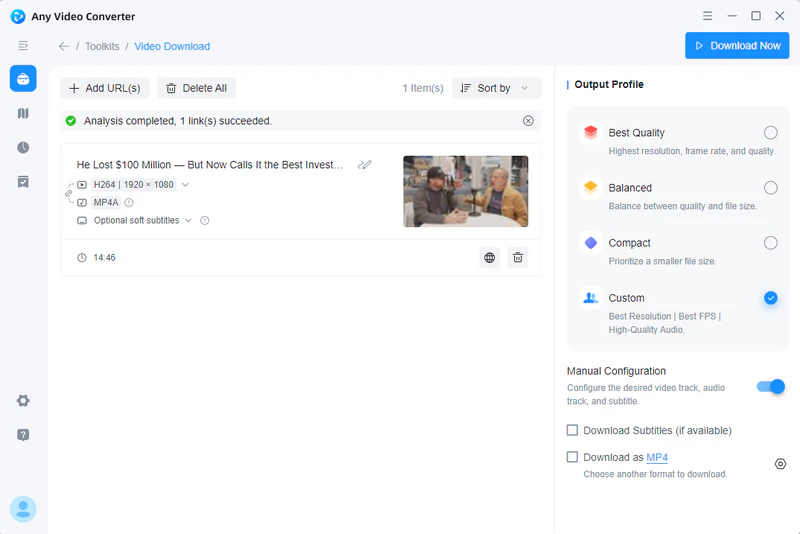 parse dailymotion video