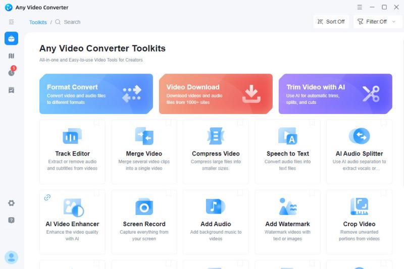 convert youtube to flac with Any Video Converter